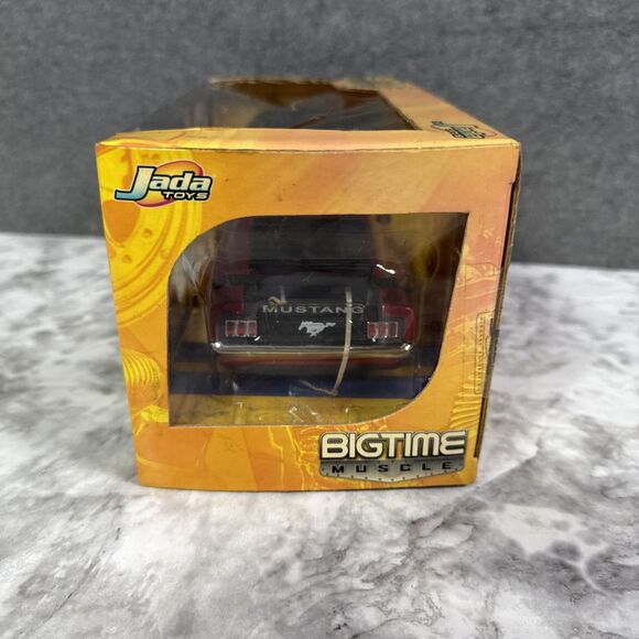 JADA 1/24 BIGTIME MUSCLE METALLIC RED BLACK 1970 FORD MUSTANG BOSS 429 NEW *READ - Picture 2 of 5